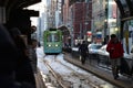 City tram Royalty Free Stock Photo